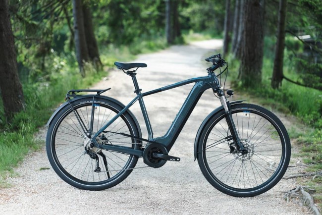 Weg Meerdere escaleren Buy the new Cube Touring Hybrid One 400 2022 Grey/Blue eBike with free  shipping - Freeborn Bikes